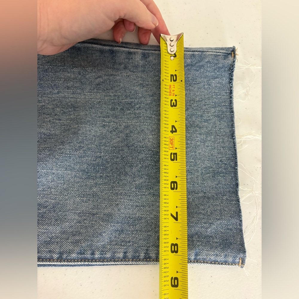 Old Navy US Women's Plus Sz 16 Higher High-Rise‎ Raw Hem Cropped Jeans NEW - Picture 8 of 12